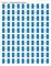 100 Guatemala Flag Stickers, Two Sheets of 50, 1.5" x 1" Made in America Self Adhesive Country Flag Scrapbook Stickers, Two Sheets of 50, 100 Sticker Decal Flags